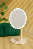 LED Makeup Mirror with Light Portable Desktop Dressing Mirror